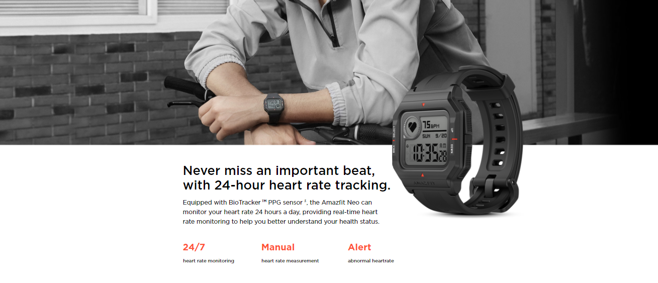 Features of the Amazfit Neo